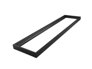 Czarna Ramka Zatrzaskowa Do Montażu Natynkowego Panelu LED 120x30 / Aluminium