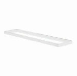 Biała Ramka Zatrzaskowa Do Montażu Natynkowego Panelu LED 120x30 / Aluminium